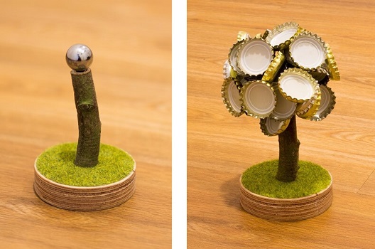 Verdammt Cooler Magnetischer DIY Kronkorkenbaum zum Selberbauen